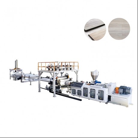 SPC Linija za ekstruziju poda od kamena i plastike Jwell Machinery China